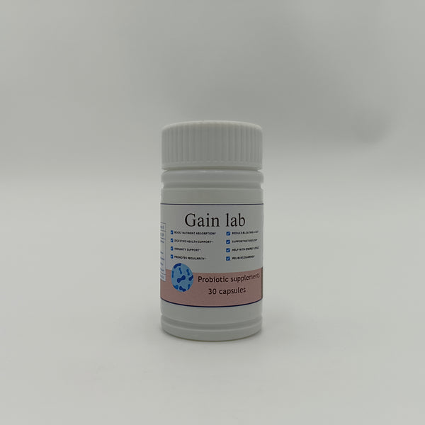 Gain lab Probiotic supplements Multi-functional probiotic Supplement for Adults, 30 capsules