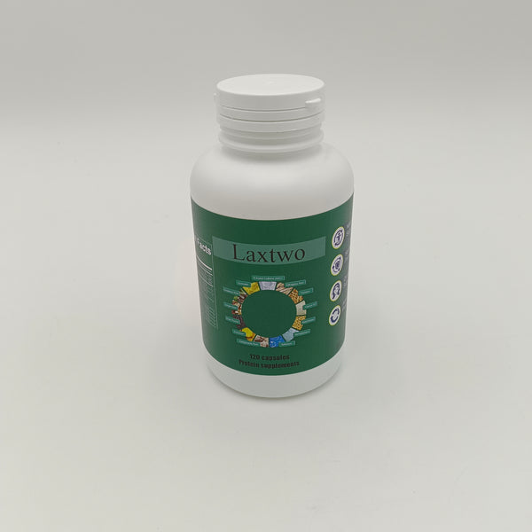 Laxtwo Protein supplements Natural formula protein supplement, healthy nutrition supply, 120 capsules