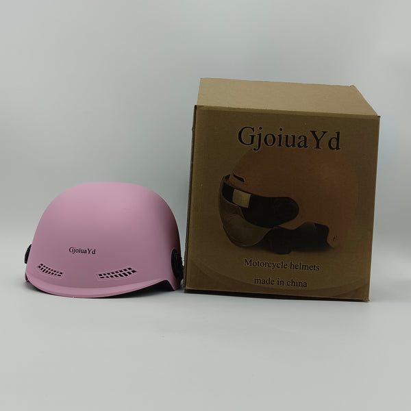 GjoiuaYd Motorcycle helmets Breathable pink motorcycle helmet, unisex safety gear
