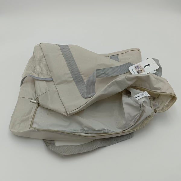Travel bags Light Gray Polyester Travel Duffel Bag, Mesh Pockets, Carrying Handles