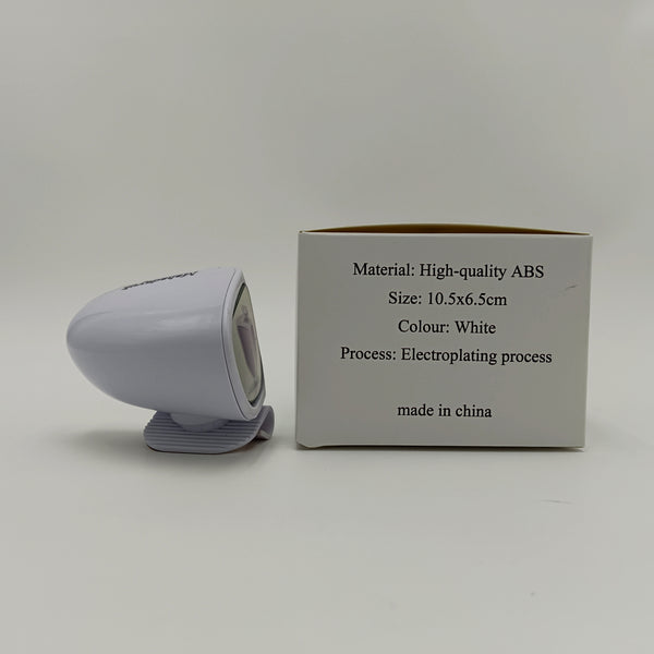 Mahadeyuk Rearview mirrors for automobiles White ABS Car Rearview Mirror, 10.5 x 6.5 cm, Universal Mount