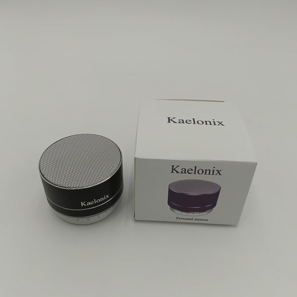 Kaelonix Personal stereos Portable Bluetooth Speaker, Metal Body, 2-3 Hour Battery Life, Black