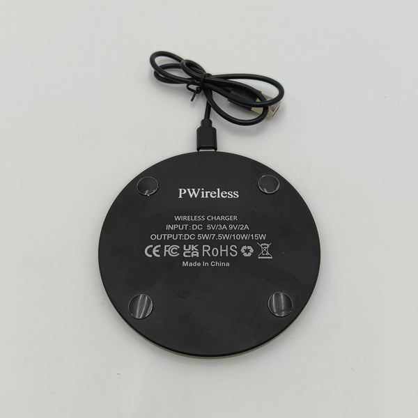 PWireless Wireless chargers Fast Wireless Charger Pad, 15W Max Output, USB Charging Cable