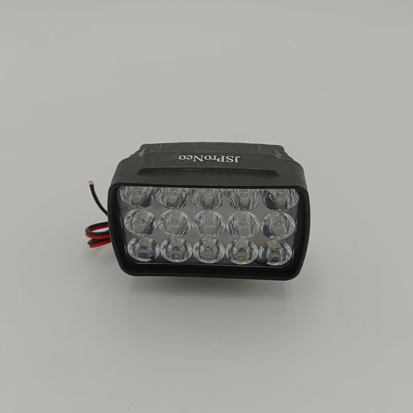 JSProNeo Lights for vehicles LED Vehicle Light, 15-Bulb Array, Black Housing with Mounting Bracket