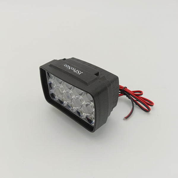 JSProNeo Lights for vehicles LED Vehicle Light, 15-Bulb Array, Black Housing with Mounting Bracket