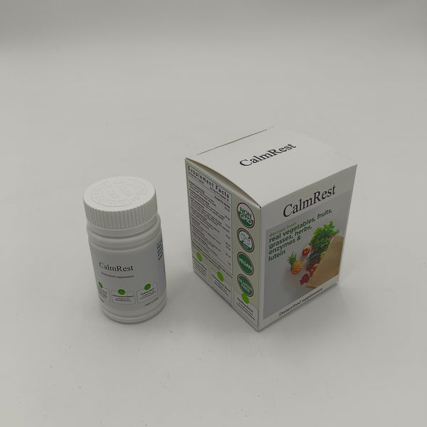 CalmRest Dietaryfood supplements Natural vegetable and fruit dietary supplement, 45 soft capsules