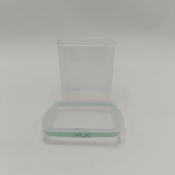 KARUBO Containers for household or kitchen use Stackable Square Clear Food Storage Container with Airtight Lid