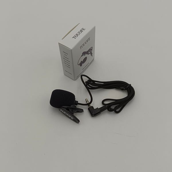 TOUOFE Microphones [for telecommunication apparatus] Small portable lapel microphone, 3.5mm interface