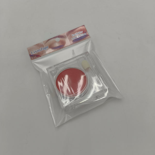 LixinZapr Eyeshadow Coral Red Eyeshadow, Single Pan with Protective Case