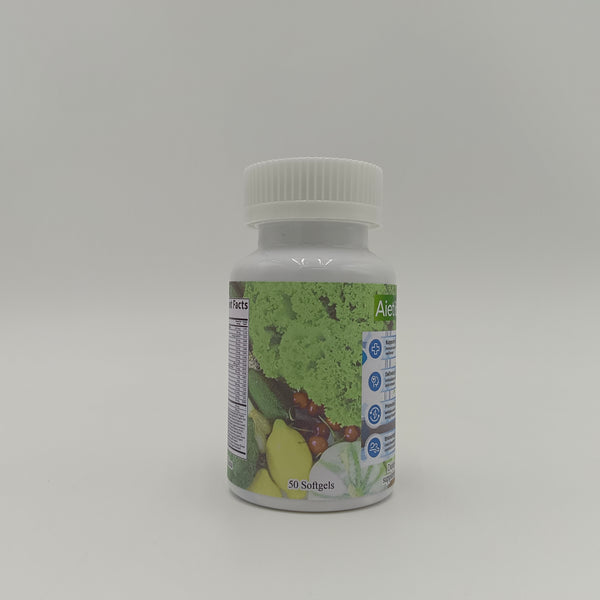 Aietibia Dietary supplements Natural vegetable and fruit formula dietary supplement, 50 soft capsules