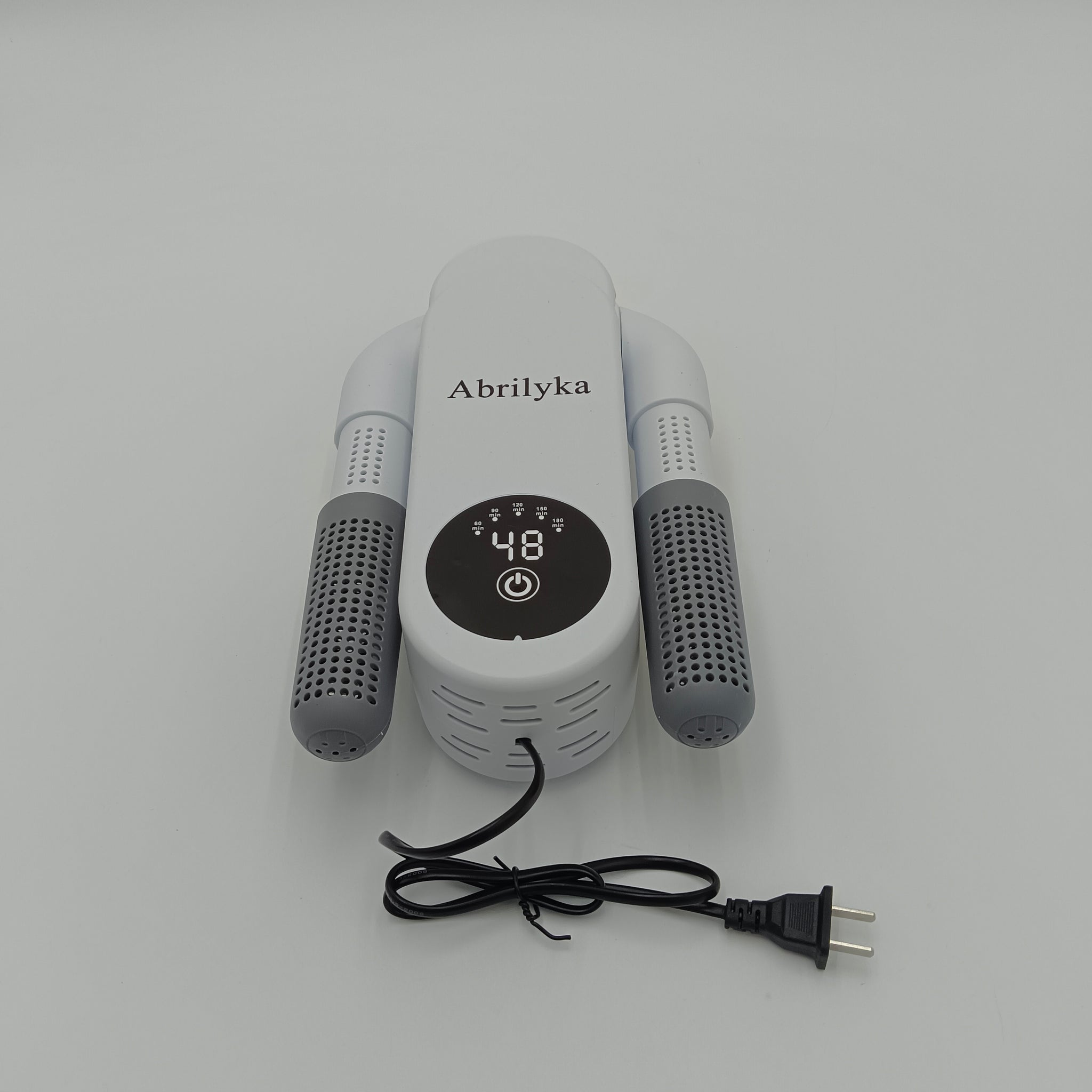 Abrilyka Electric shoe driers for household purposes Electric Shoe Dryer, Digital LED Display, Dual Heating Tubes, White