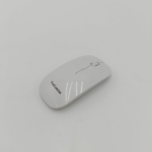 VoxLumina Computer mouse Wireless Computer Mouse, Ultra-thin Design, Optical Tracking, White
