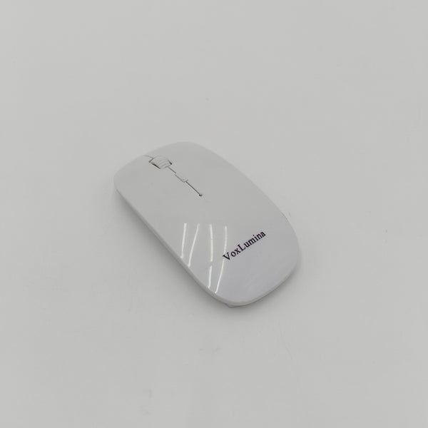 VoxLumina Computer mouse Wireless Computer Mouse, Ultra-thin Design, Optical Tracking, White