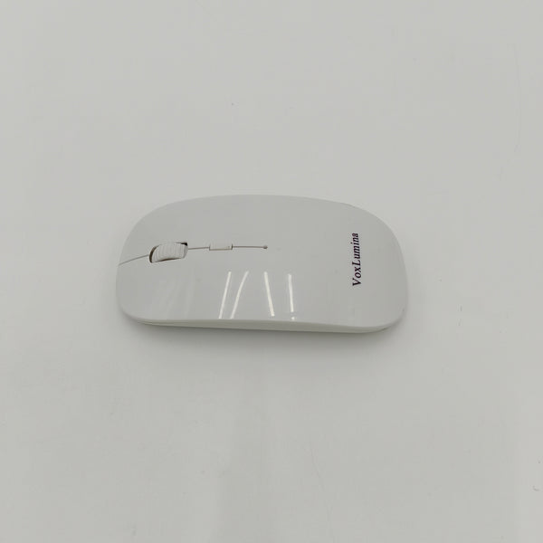 VoxLumina Computer mouse Wireless Computer Mouse, Ultra-thin Design, Optical Tracking, White