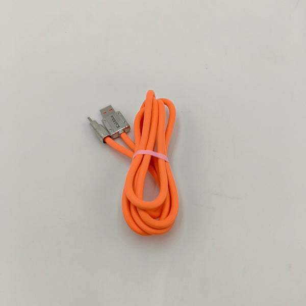 Kaldilce USB cables Orange USB Cable for Tablets and Mobile Devices, Metal Connectors