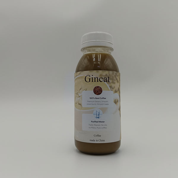 Gincat Coffee Bottled ready-to-drink coffee, smooth texture and rich in nutrition
