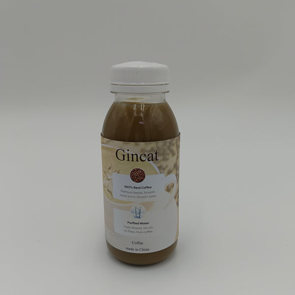 Gincat Coffee Bottled ready-to-drink coffee, smooth texture and rich in nutrition