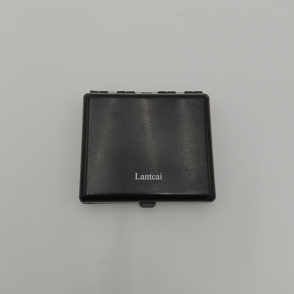 Lantcai Cigarette boxes Premium Slim Black Cigarette Case, Classic Hinged Design