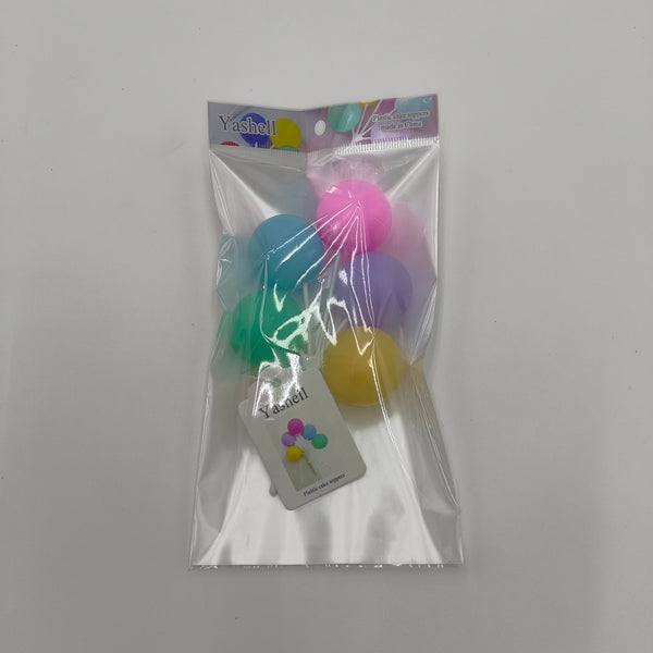 Yashell Plastic cake toppers Colorful Ball Cake Toppers, Plastic Party Dessert Decoration