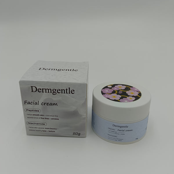 Dermgentle Facial cream Smoothing and Hydrating Formula Facial Cream, 50g