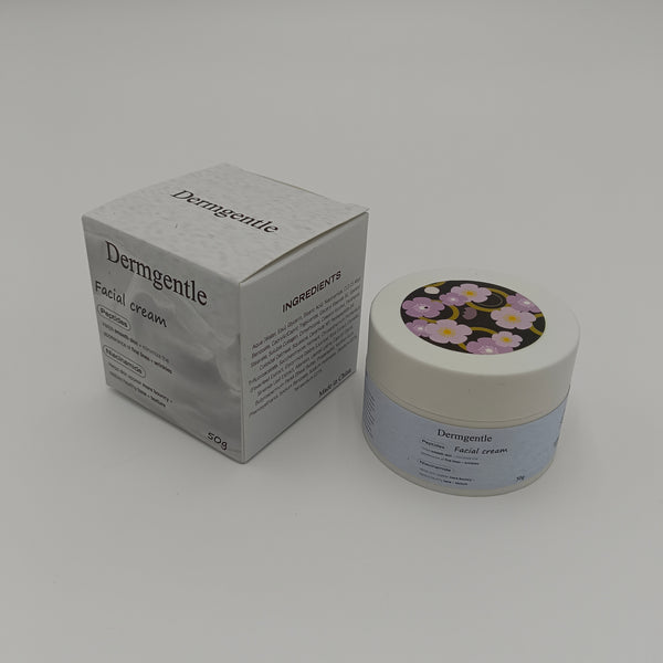 Dermgentle Facial cream Smoothing and Hydrating Formula Facial Cream, 50g