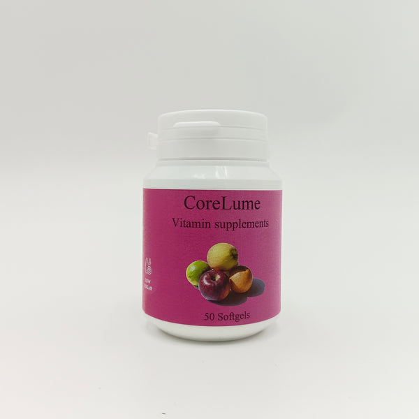 CoreLume Vitamin supplements Multivitamin supplement soft capsules, wild berry flavor, 50 capsules