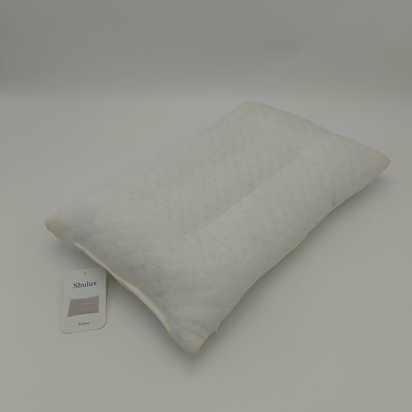 Shulux Pillows Polyester Decorative Pillow, White Quilted Pattern, 25 x 40 CM
