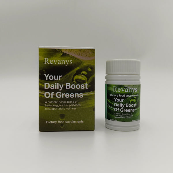 Revanys Dietary food supplements 30 capsules dietary food supplement, fruit and vegetable superfood mixture