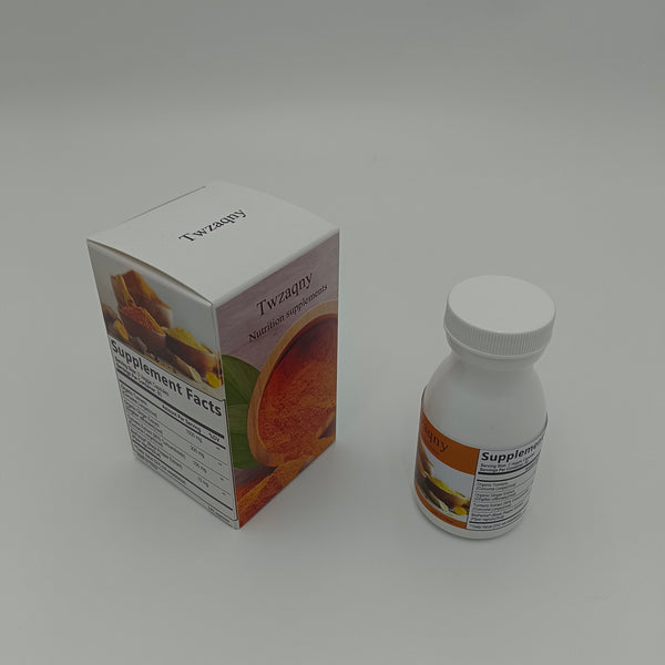 Twzaqny Nutritional supplements Natural turmeric Supplement - 240 Vegetarian Capsules, highly absorbed