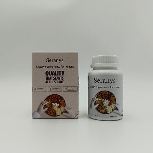 Seranys Dietary supplements for humans Premium Organic Mushroom Complex Dietary Supplements- 60 Capsules