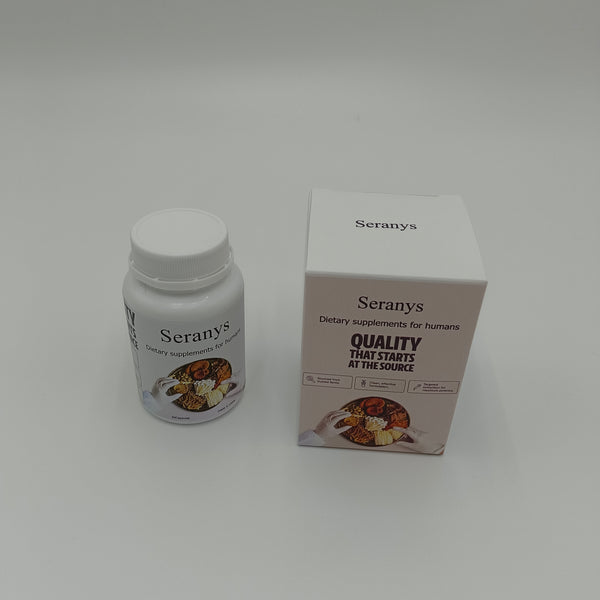 Seranys Dietary supplements for humans Premium Organic Mushroom Complex Dietary Supplements- 60 Capsules