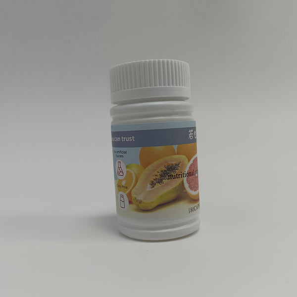 若也 nutritional supplements Natural Fruit & Plant Extract Supplement - 180 Capsules