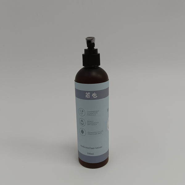 若也 medicated hair lotions 300ml Medicated Hair Lotion - Lightweight Hydration Formula - Deeply Moisturizes Dry Scalp