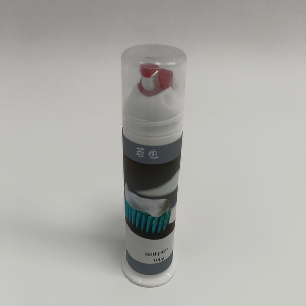 若也 toothpaste Foaming Toothpaste with Pump Dispenser, 100g, Fresh Breath