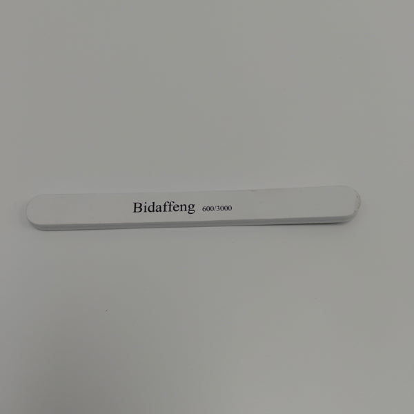 Bidaffeng Nail files Professional Nail File, 600/3000 Grit, Double-Sided Manicure Tool