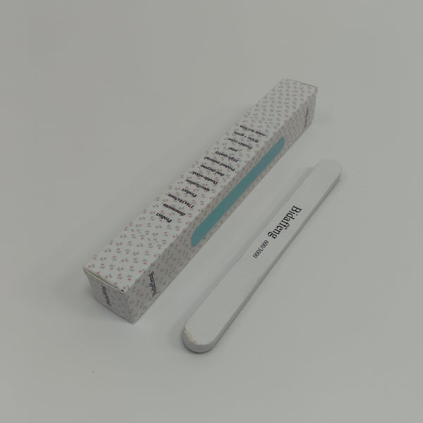 Bidaffeng Nail files Professional Nail File, 600/3000 Grit, Double-Sided Manicure Tool