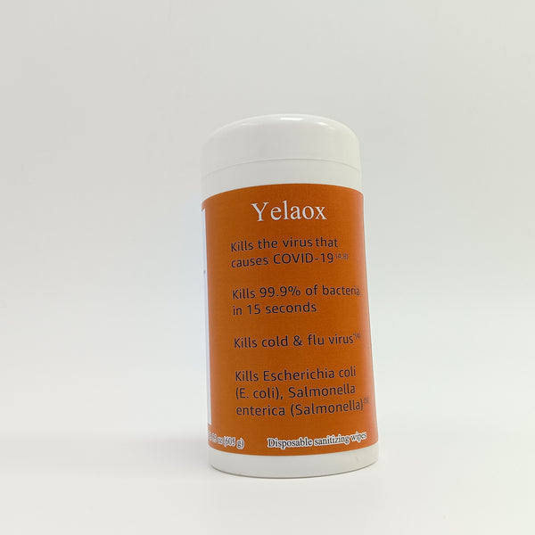 Yelaox Disposable sanitizing wipes Portable disposable disinfectant wipes, essential for travel, offices and homes
