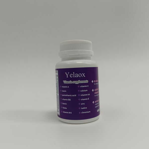 Yelaox Vitamin supplements Multivitamin supplement, comprehensive nutrition formula, 60 capsules per pack