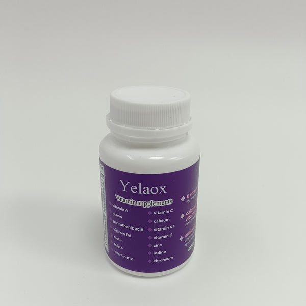 Yelaox Vitamin supplements Multivitamin supplement, comprehensive nutrition formula, 60 capsules per pack