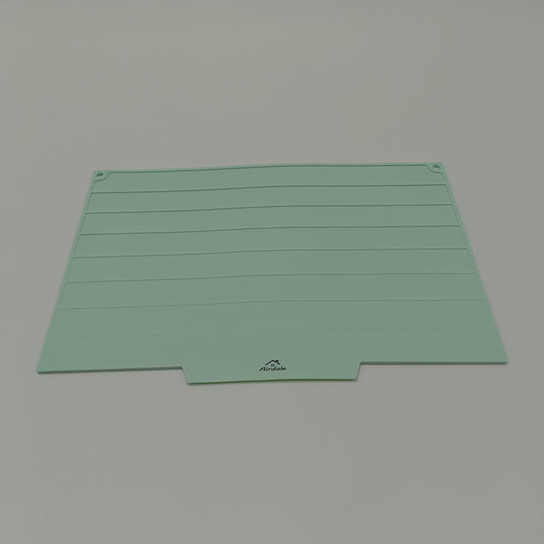 AirDale Dish drying mats Silicone Dish Drying Mat, Light Green, 16.7x13 Inches, Odorless