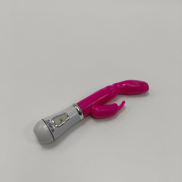 Zefiron Sex toys Rechargeable G-spot and clitoral stimulator, multiple vibration modes, pink