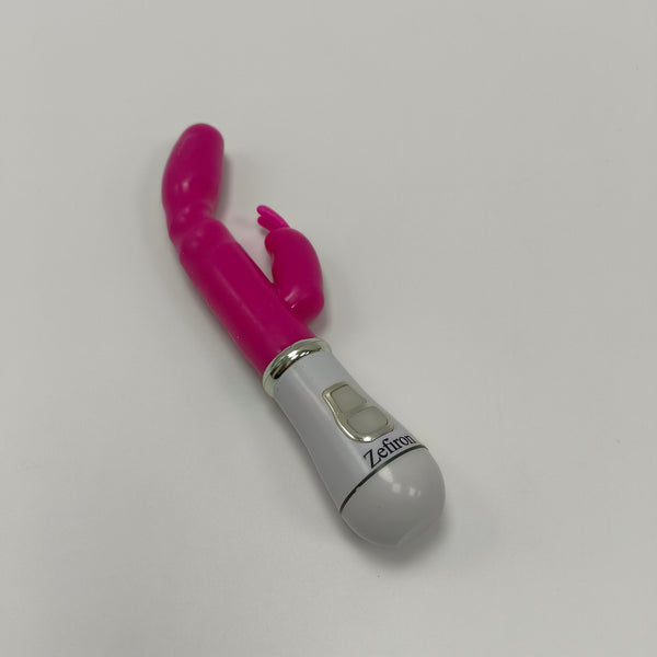 Zefiron Sex toys Rechargeable G-spot and clitoral stimulator, multiple vibration modes, pink