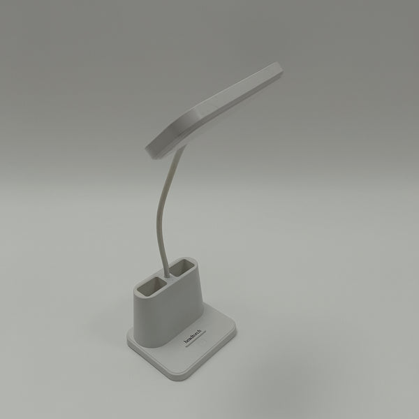 headtorch Desk lamps LED Desk Lamp with Flexible Gooseneck, White, Multi-Function Base