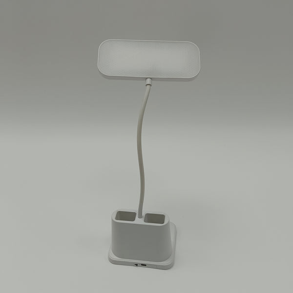 headtorch Desk lamps LED Desk Lamp with Flexible Gooseneck, White, Multi-Function Base