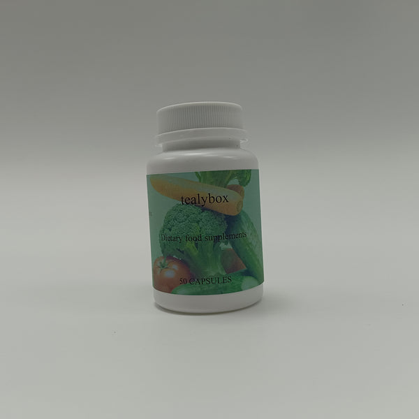 tealybox Dietary food supplements Daily Multivitamin - Whole Food Based Dietary Supplement, 50 Capsules
