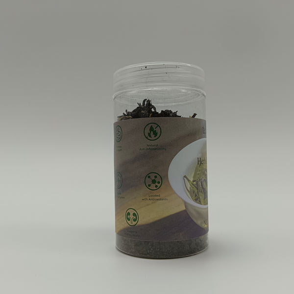 tealy Herbal teas 150g Herbal Teas, Loose Leaf Tea, Promotes Gut Health, Boosts Immune System, Glass Jar