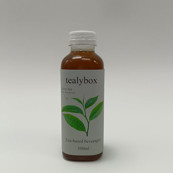 tealybox Tea-based beverages Organic Green Tea, 500ml, Tea-Based Beverage, Smooth & Delicate Flavor, Low Calorie, Natural Ingredients