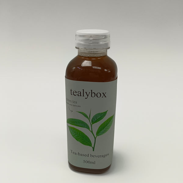 tealybox Tea-based beverages Organic Green Tea, 500ml, Tea-Based Beverage, Smooth & Delicate Flavor, Low Calorie, Natural Ingredients