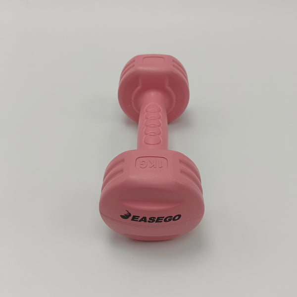 EASEGO weights Pink Dumbbell Shaped Training Weight, Comfortable Handle
