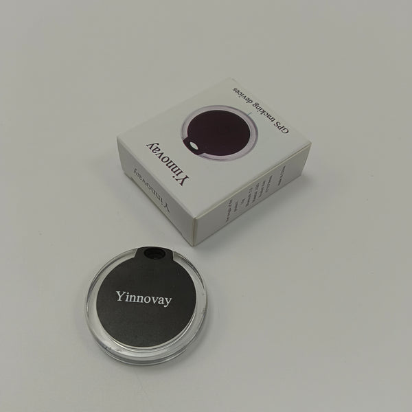 Yinnovay GPS tracking devices Compact Round GPS Tracking Device with Keychain Hole